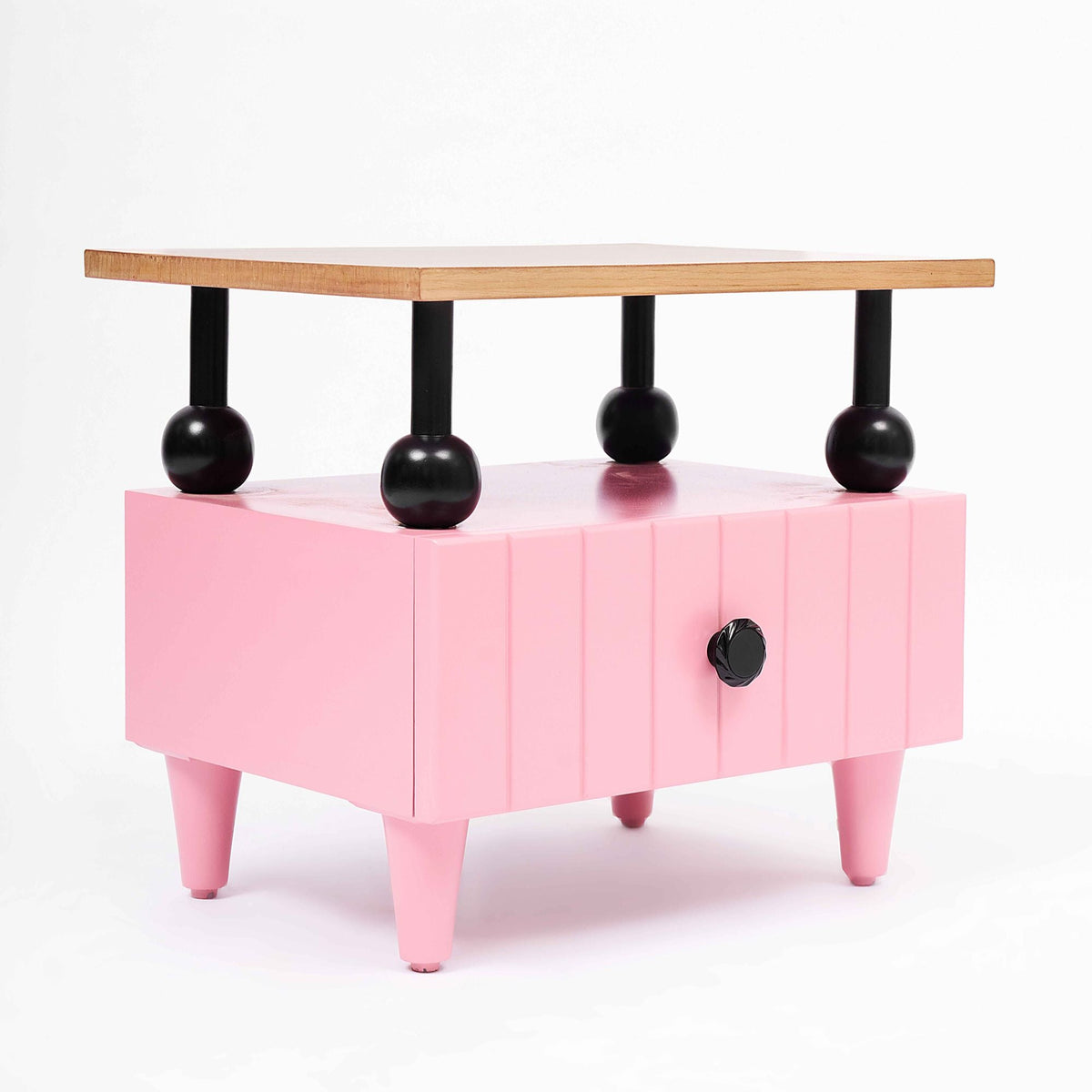 Pink Bloom Side Table- Single