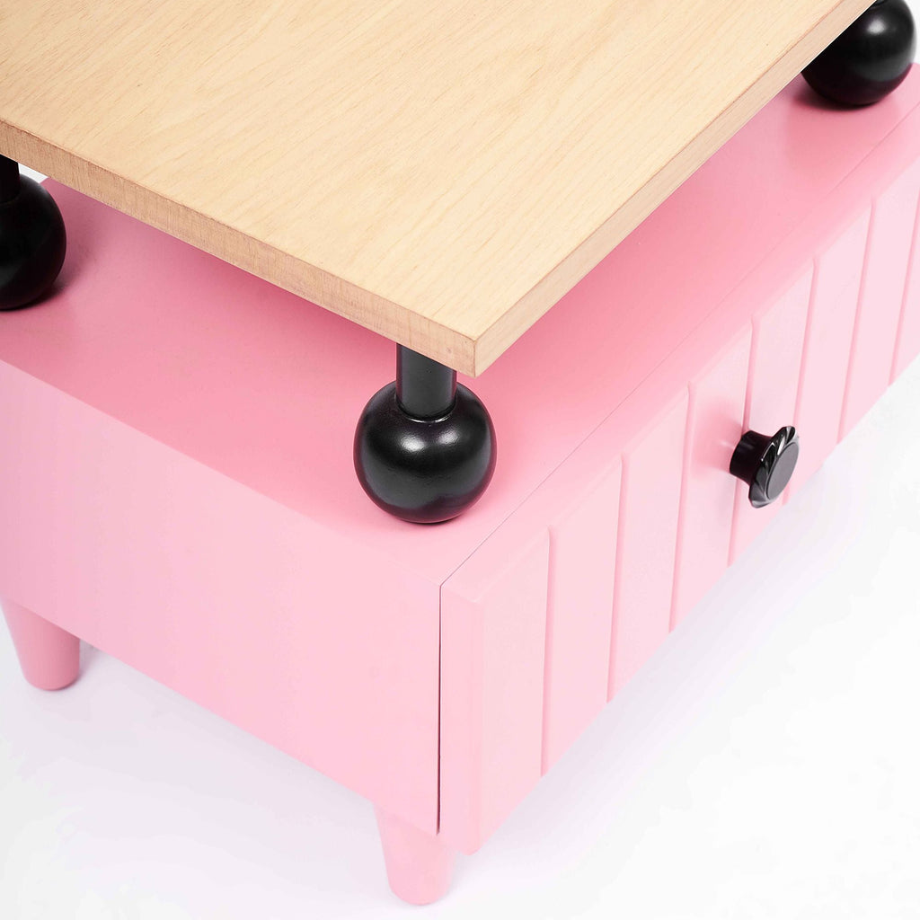 Pink Bloom Side Table- Single
