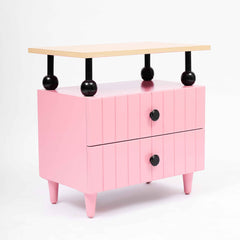Pink Bloom Side Table- Double