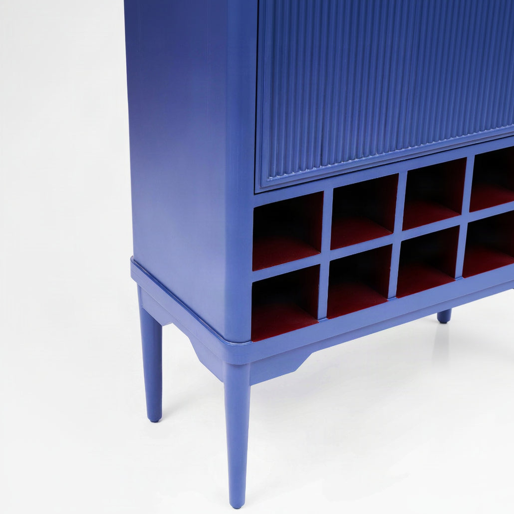 Blue Bar Cabinet