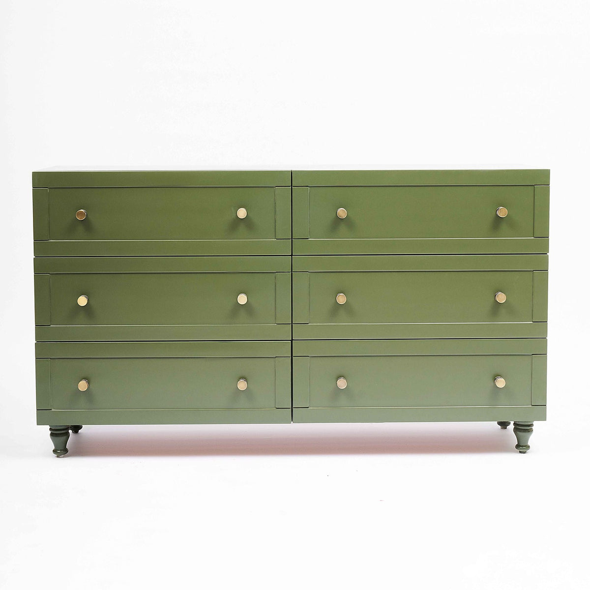 Forest Green Chest of Drawers