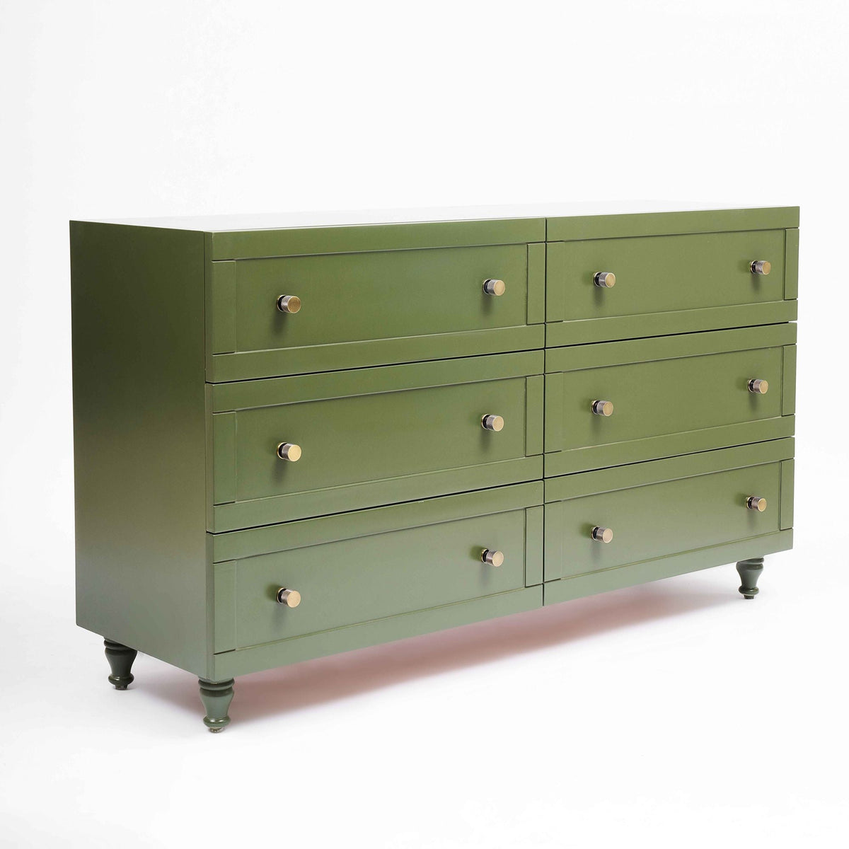 Forest Green Chest of Drawers