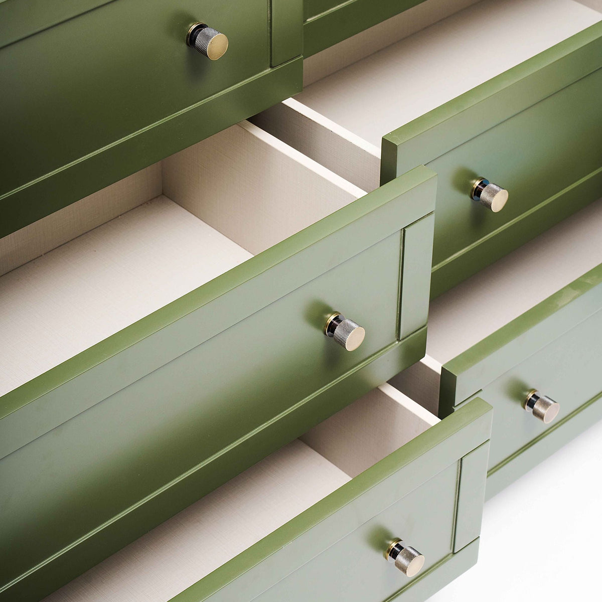 Forest Green Chest of Drawers